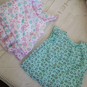 2 casual baby dresses